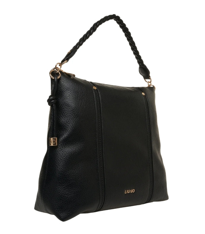 Borsa  A Spalla Liu Jo ECS Satchel FLUIDA  AF5076 E0027 Col.Nero