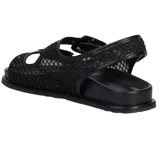 Patrizia Pepe Sandali Rete Strass PPJ338.01 Colore Nero