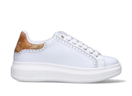 Alviero Martini 1A Classe Sneaker In Pelle N 1186 578A Col 0900 Bianco