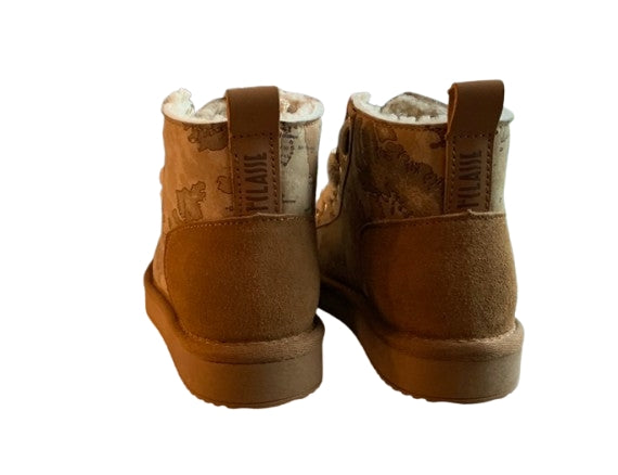 Alviero Martini Stivaletto Con Lacci  N 1027 542B Col Natural