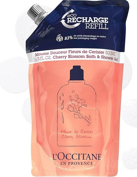 L'Occitane Eco-Ricarica Mousse Fleurs de Cerisier 500 ml