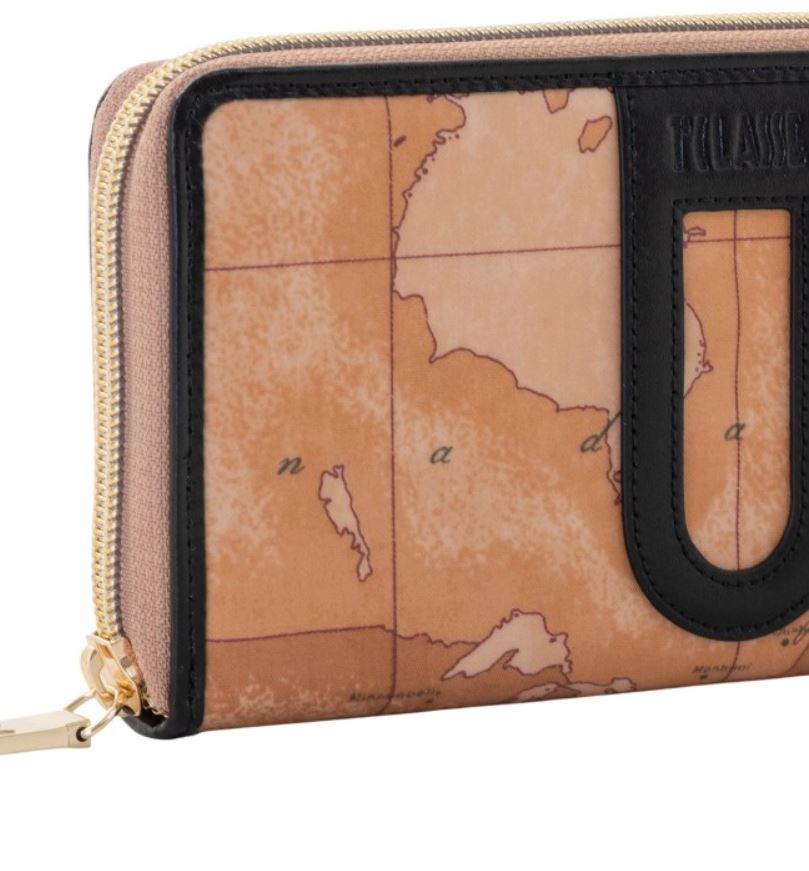 Alviero Martini 1A Classe Portafoglio Donna Ziparound L PO94  S578 Col 0001 Black