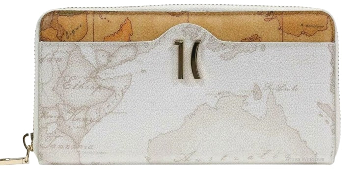 Alviero Martini 1A Classe Portafoglio Donna Ziparound LM PQ27 MIXG Col. 0900 White