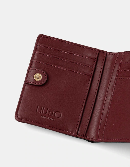 Liu Jo Portafoglio XS Bifold Caliwen AF5177 E0027 Col 91726 Red Wine