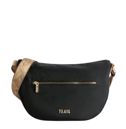 Alviero Martini 1a Classe  Tracolla mezzaluna grande Nylon  L LB84 9762 Col. 0001 Black