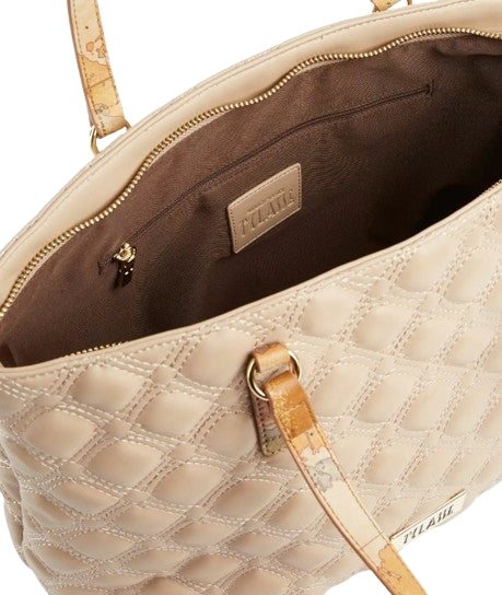 Alviero Martini 1a Classe Shopping Matelassé L LA65 9143 Col 0036 Light Taup