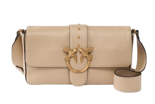 Pinko  Borsetta Love One Classic Slouchy Fl. Beige