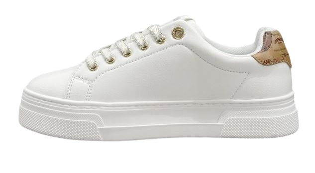 Alviero Martini 1A Classe Sneaker  pelle N 2412 0289  Col . X013 White/Beige Geo