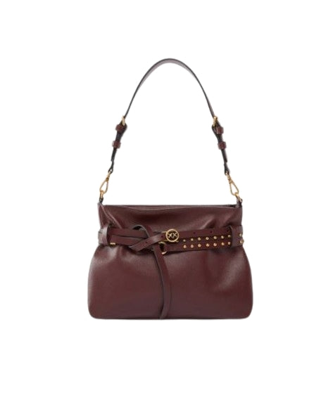Pinko  Borsa  a spalla  Mini  Belt Bag in pelle  Burgundy