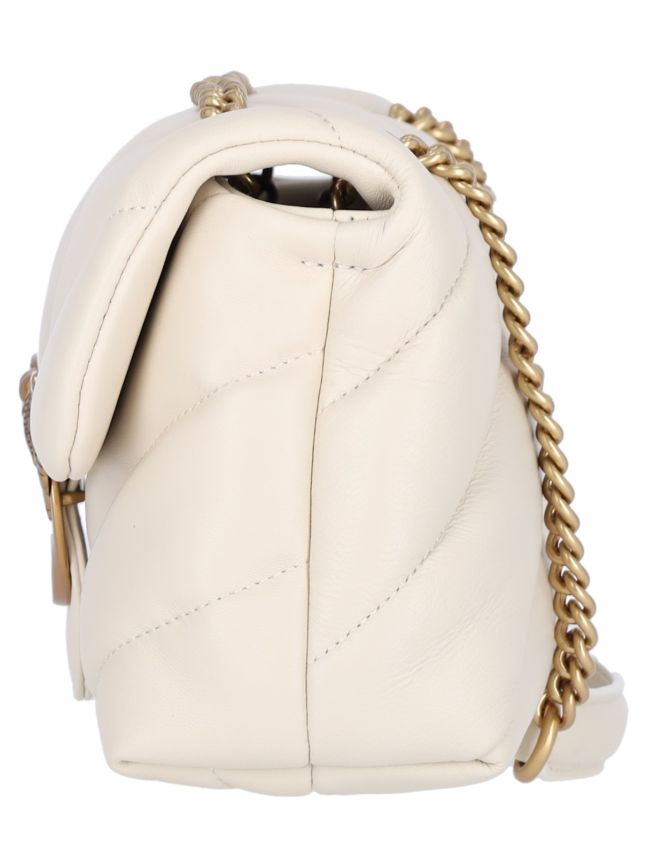 Pinko Borsa Love Puff Mini CL Pelle White