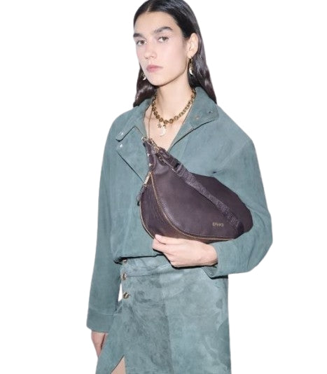 Borsa Liu Jo  M HOBO KAKISKA AF6133 E1142 Col. 91419 Deep brown