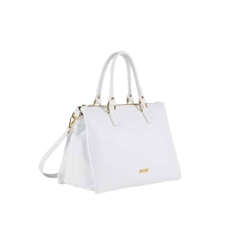 M BRC Borsa A Mano E Tracolla In Pelle Linea  piuma C157 Bianco