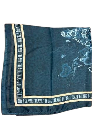 Alviero Martini 1A Classe Foulard Doppio Geo 90x90 K F 097 1721  Col. 0101   navy blue