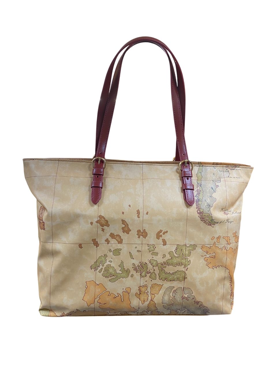 Alviero Martini 1A Classe Borsa Shopping Geo Higland Soft LLD34 S578 COL. 0313 Maple Red