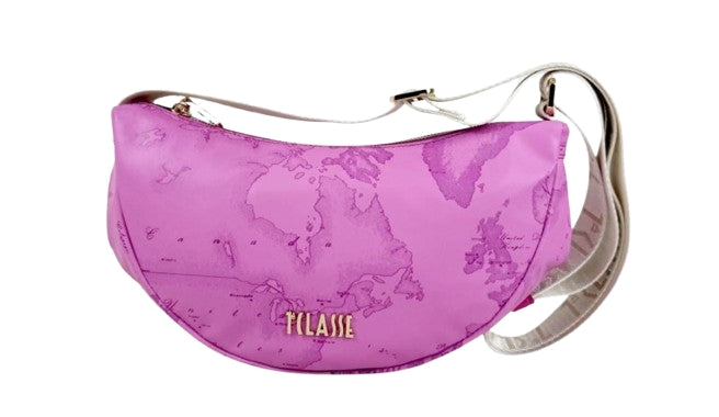 Alviero Martini 1A Classe Tracolla Mezzaluna Grande Geo Soft  LM LF54 9942 Col. 0285 Mauve