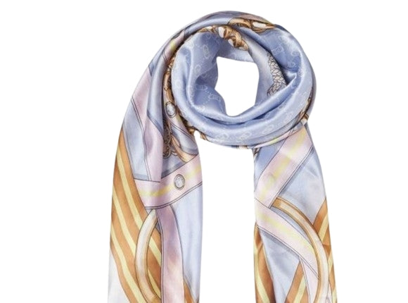 Liu Jo Foulard Sriped 2A5041 T0300 Col. 73936 Blu bonnet
