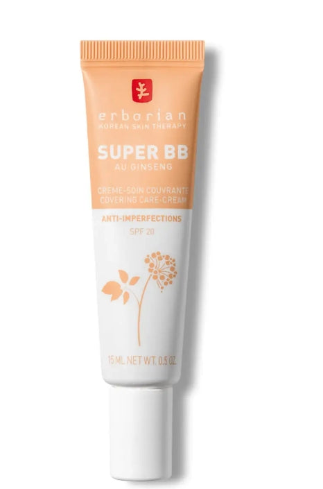 Erborian Super BB Cream 15ml - Fondotinta Doré correttivo ad alta copertura SPF20