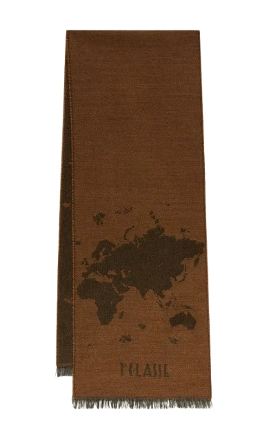 Alviero Martini 1A Classe Sciarpa Geo Pieno 30x180 KS564 1748 Col. 0548 Chestnut/Castagno