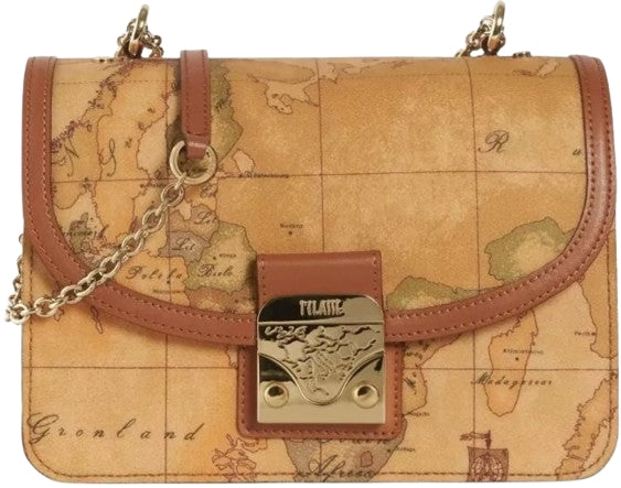 Alviero Martini 1A Classe Tracolla Con Patta Geo Classic  CE024 6000 Col 0010 Natural