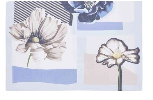 Liu Jo  ECS  Foulard  Maxi  Flower 2A6042 T2745 Col. 44115 Light blue