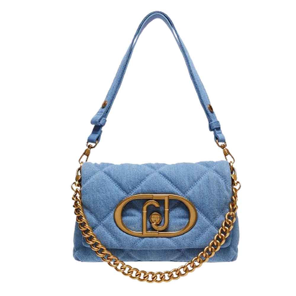 Borsa a spalla Liu Jo Modello LaPuffy AA4148T9779 Blue Denim