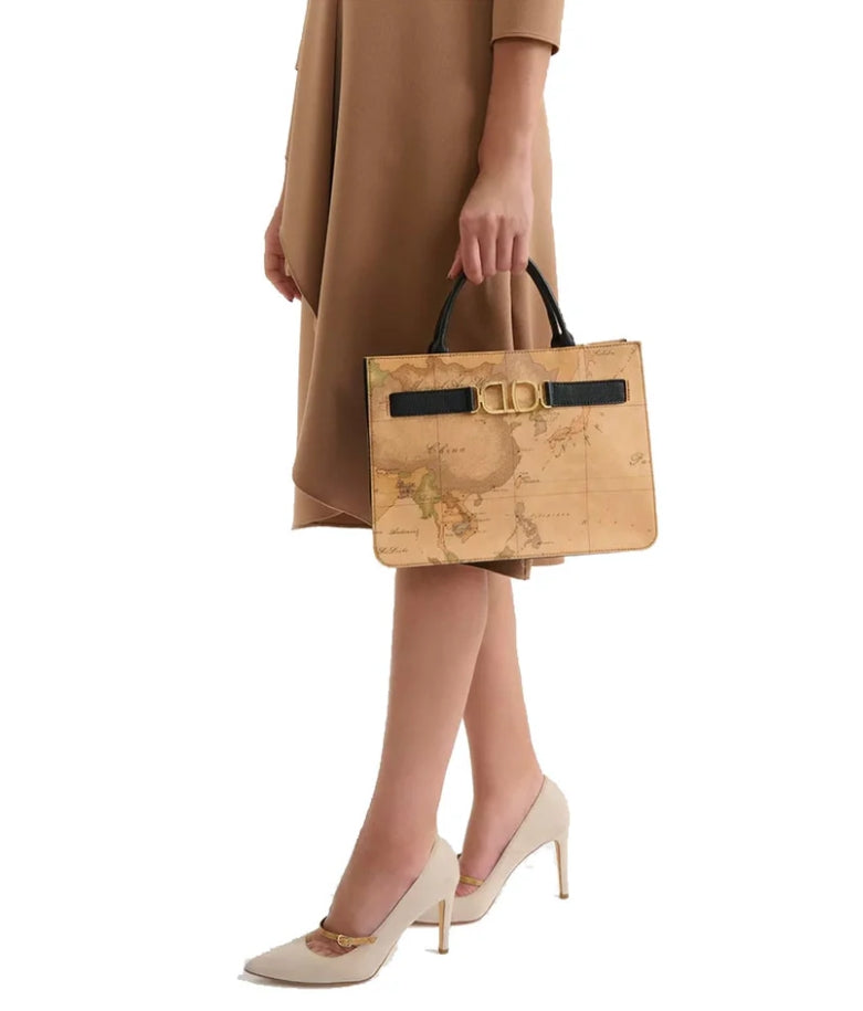 Alviero Martini 1A Classe Borsa A Mano C/Tracolla LB02 G611 Col 0001 Nero