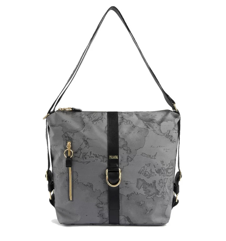 Alviero Martini 1a Classe Social Soft Sottospalla Doppia Portabilità L LA91 9449 Col 0030 Dark Grey