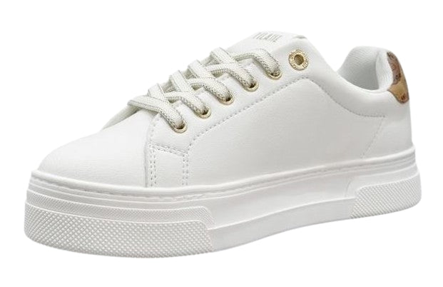 Alviero Martini 1A Classe Sneaker  pelle N 2412 0289  Col . X013 White/Beige Geo