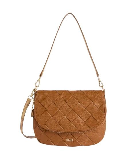 Alviero Martini 1A Classe Pura Leather Sottospalla Con Patta LC49 I630 Col 0970 Tabacco