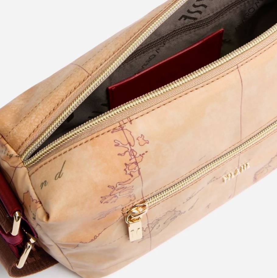 Alviero Martini 1A Classe Borsa con Tracolla Highland Soft LLD38 S578 Col 0313 Maple Red/Rosso Acero