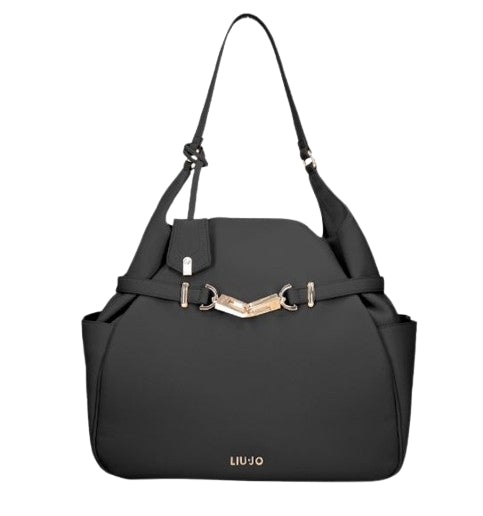 Borsa  A Spalla Liu Jo ECS M Hobo  Kanti AA5048 E0037 Col.22222 Nero