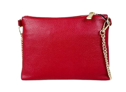 M BRC Borsa A Tracolla in Pelle Linea Jolly T604 Rosso
