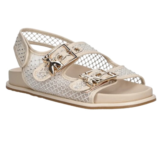 Patrizia Pepe Sandali Rete Strass PPJ338.0 Colore Offwhite