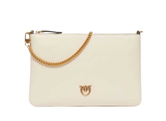 Pinko Flat Classic Pelle White