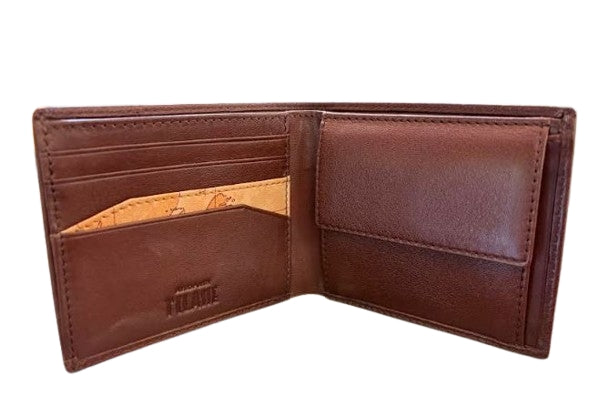 Alviero Martini 1A Classe Portafoglio Uomo In Pelle L PN80 8114 Col. 0500 Dark brown