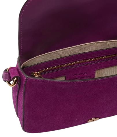 Pinko Borsa LOVE SATCHEL   MINI   107656 AOF6 SUEDE  BORGOGNA
