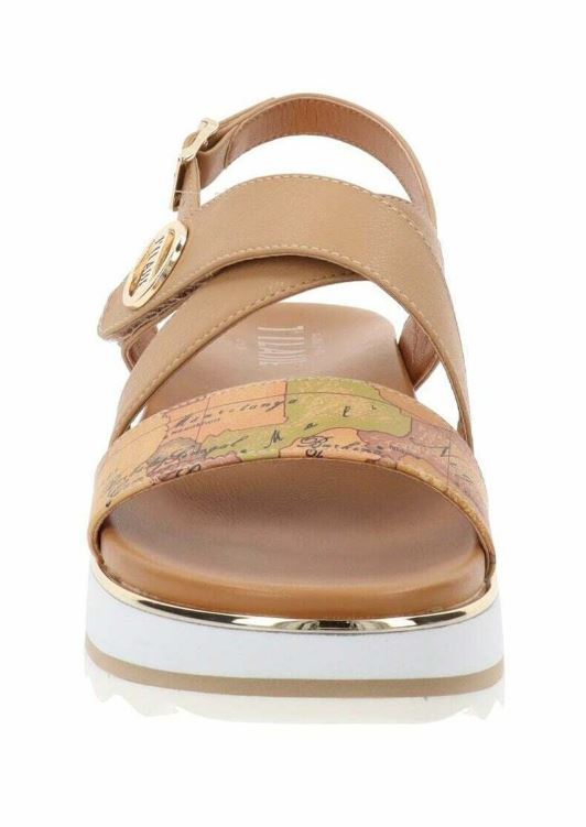 Alviero Martini Sandali C/Fascia Incrociata N 2193 0371 Geo Classic /Camel