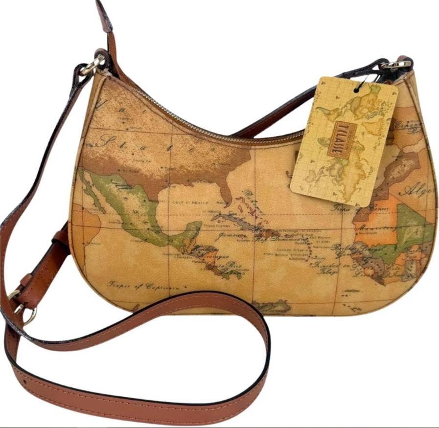 Alviero Martini 1A Classe Borsa con Tracolla C E070 6000 Col. 0010 Natural