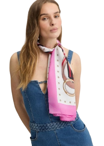 Liu Jo Ecs Foulard Striped Art 2A5041 T0300 Col 51906 Rose