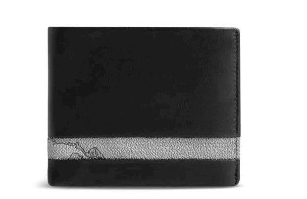 Alviero Martini Portafoglio Uomo In Pelle con Portamonete BVW149 5400 Asphalt Grey