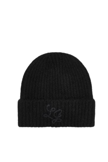 Liu Jo  Set  Beanie   logo 2F6019 MS053 Col. 22222 nero