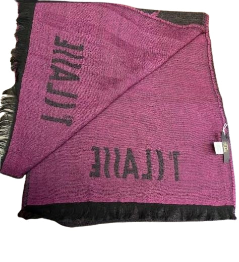 Alviero Martini 1A Classe Sciarpa Geo Filetto 40x180 KS577 1769 Col. 0057 Grey Fog