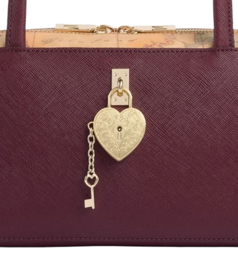 Alviero Martini  Borsa  Sottospalla    lucchetto cuore L LG37 L407 Col. 0304 Burgundy