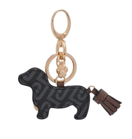Portachiavi LIU JO  Dog Key Ring  AF6087 E1065 Col. XO781  Dark mocha