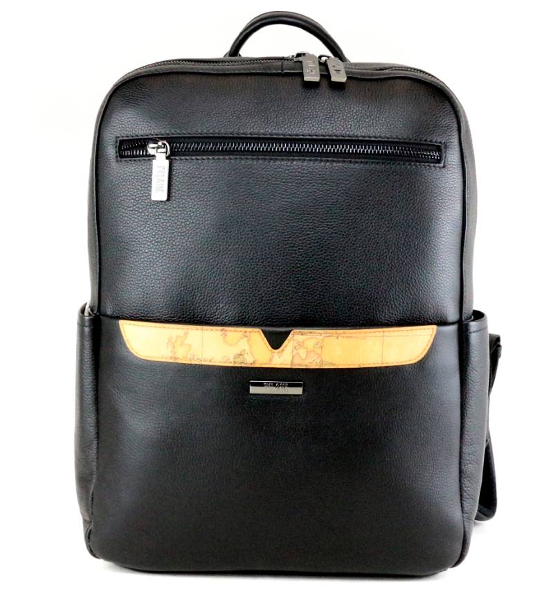 Alviero Martini 1A Classe Zaino Beta In Pelle L LA87 8162 Col 0001 Nero