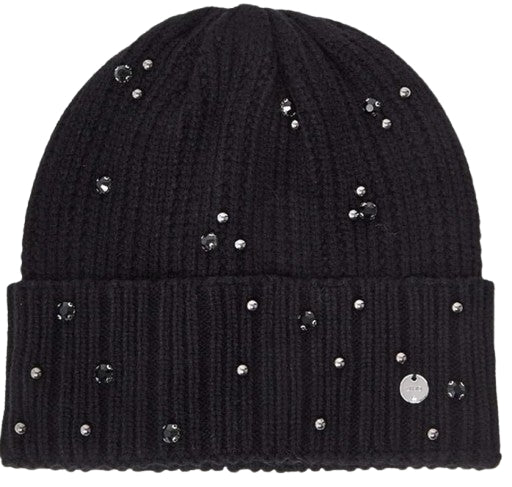 Liu Jo Cappello Beanie Con Applicazioni  2F4061 M0300 Col 22222 Nero