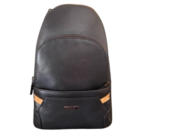 Alviero Martini 1A Classe  Zaino monospalla  Uomo In Pelle  L  LF71 8114 Col. 0001  Black