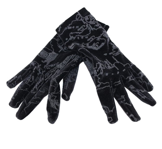 Alviero Martini  Guanti Velvet Gloves Donna  LM 9720 9453 Black