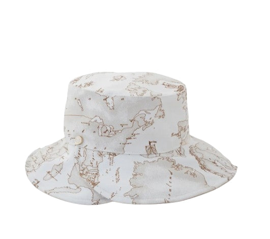 Alviero Martini 1A Classe Cappello In Lino Caschetto Falda Incrociata L H304 9796 Col 0900 White TG M