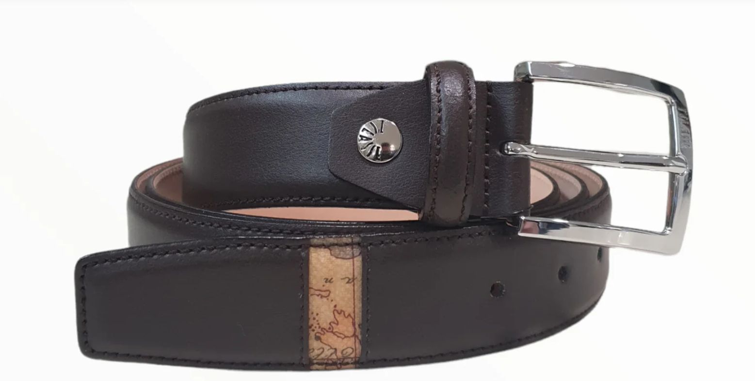 Alviero Martini 1A Classe Cintura Uomo BV A433 5600 Col 0001 Nero H110